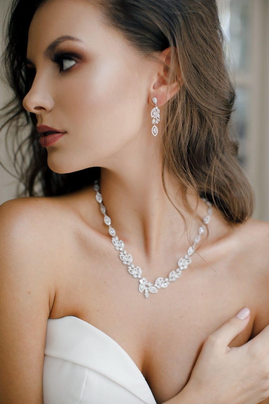 11 Pendientes Earrings Dayna Silver Novia Blanca 3 11 Pendientes Earrings Dayna Silver Novia Blanca 3