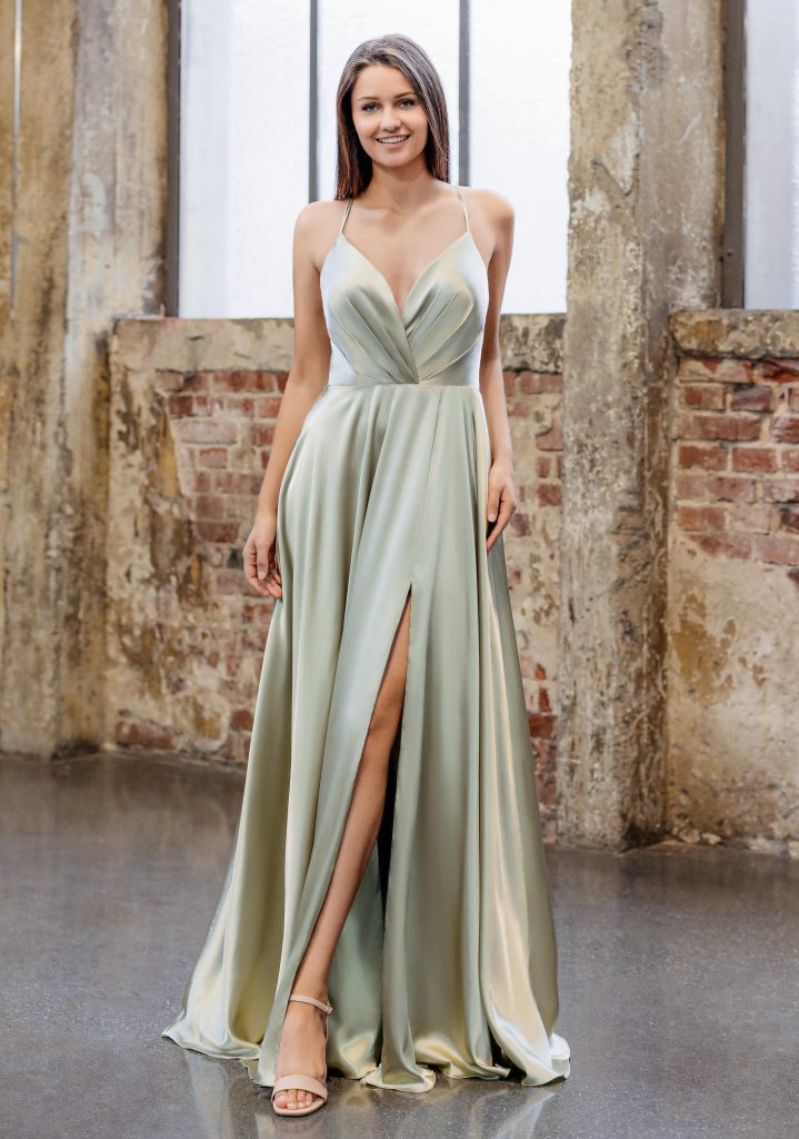 0805 Verde Agua Christian Koehlert vestido de fiesta invitada evening dress 1