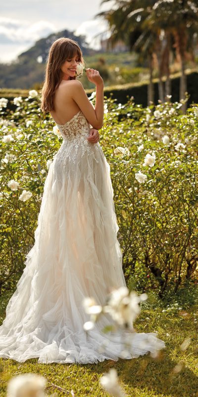 Nicole Colet Magenta Vestido De Novia Wedding Dress 3