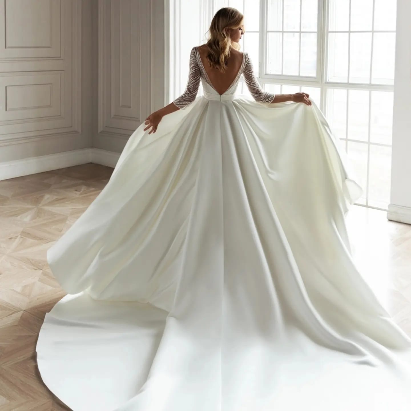 Miranda Eva Lendel wedding dress vestido de novia 1