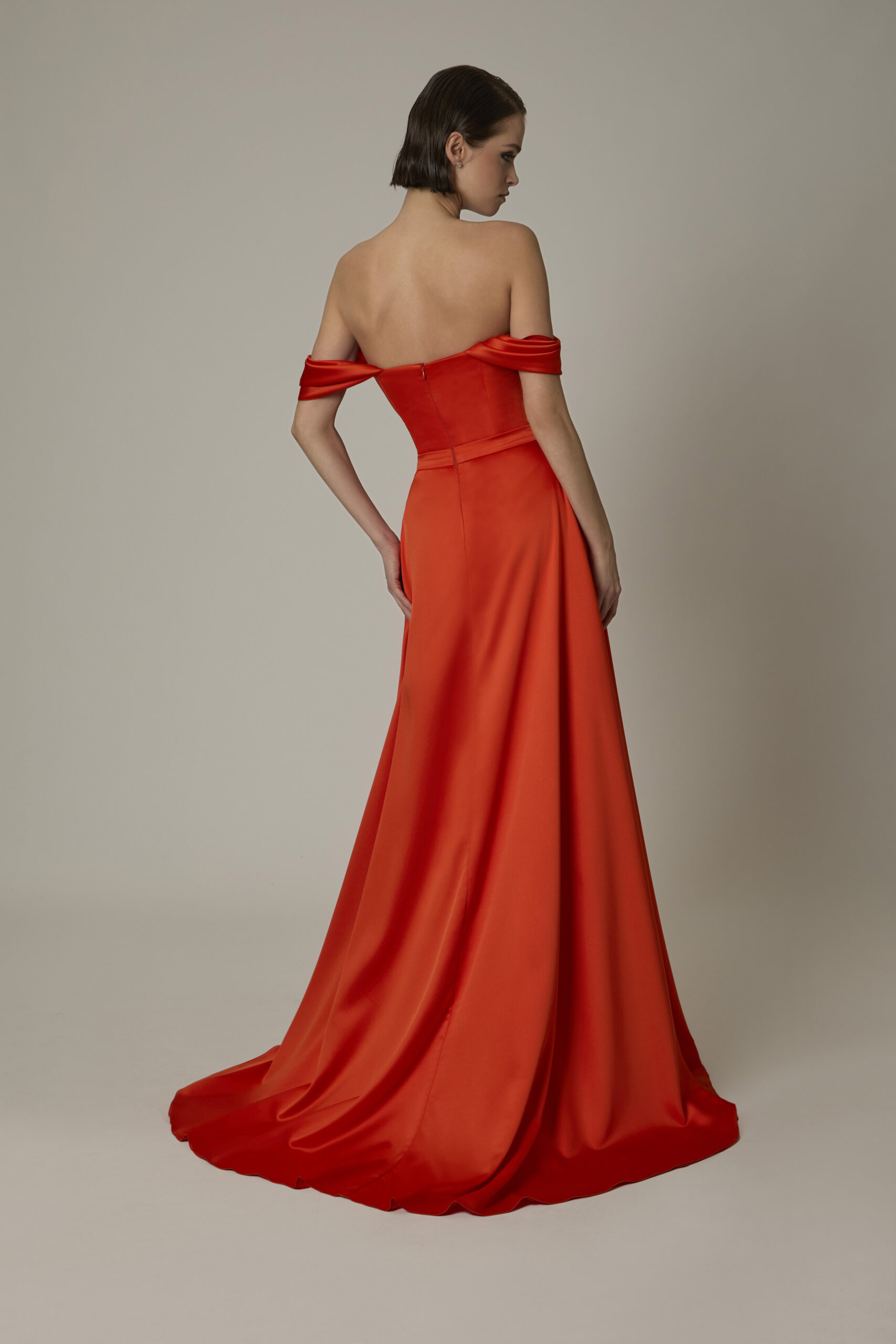 R166 Demetrios evening dress vestido de noche tarde boda evento madrina 2