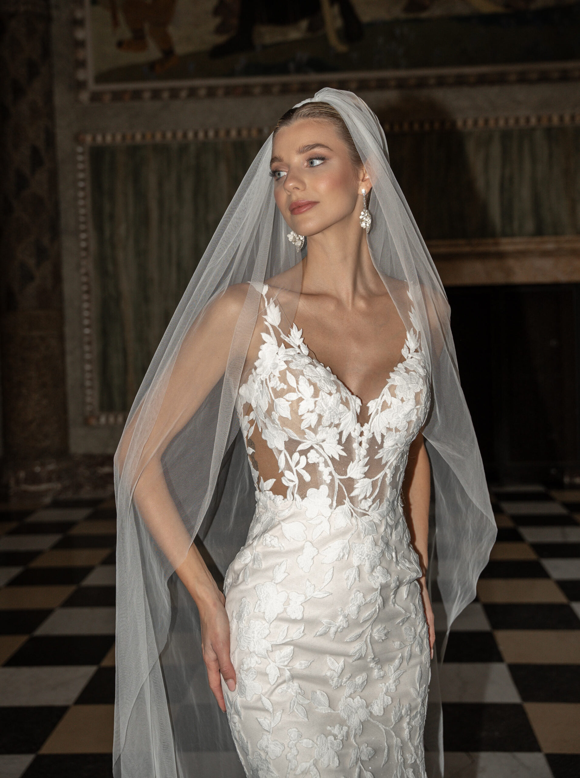 50814 veil De Lux Diane Legrand wedding dress vestido de novia 2 50814 De Lux Diane Legrand vestido de novia wedding dress vestido de novia 14