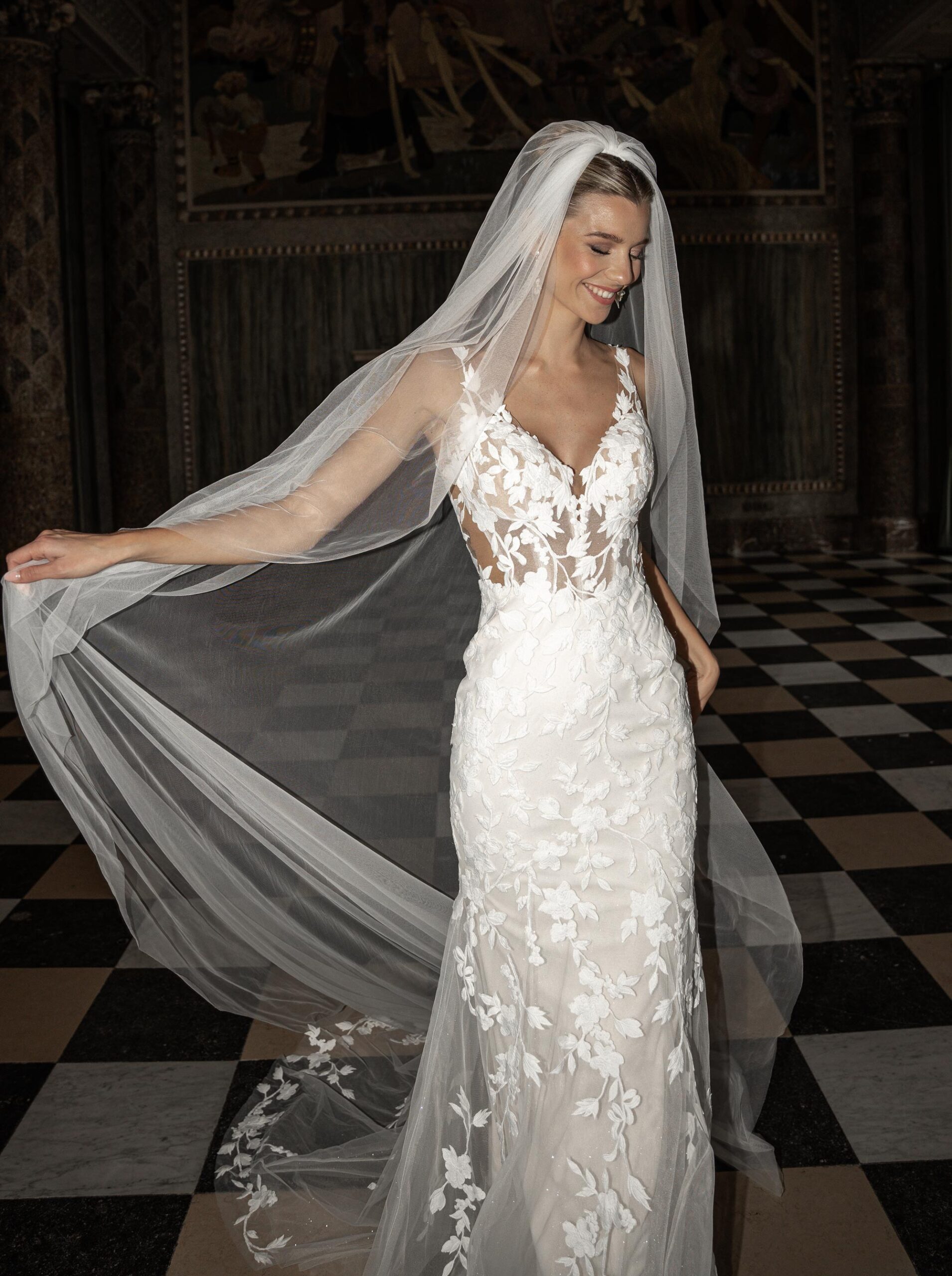 50814 velo 50814 veil De Lux Diane Legrand wedding dress vestido de novia 50814 De Lux Diane Legrand vestido de novia wedding dress vestido de novia 14