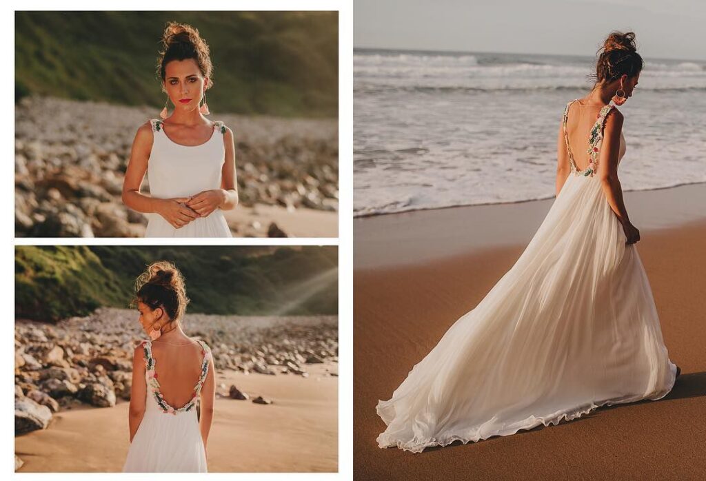 El Tocador Vintage Malibu wedding dress vestido de novia 3