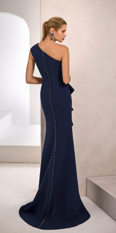 1J37 Marfil Barcelona evening dress vestido de invitada gala fiesta boda 2
