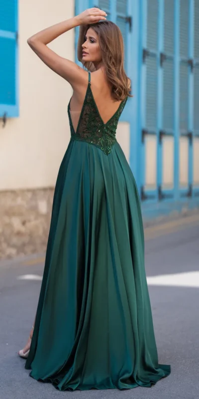 0639 Christian Koehlert evening dress vestido de invitada fiesta noche 44
