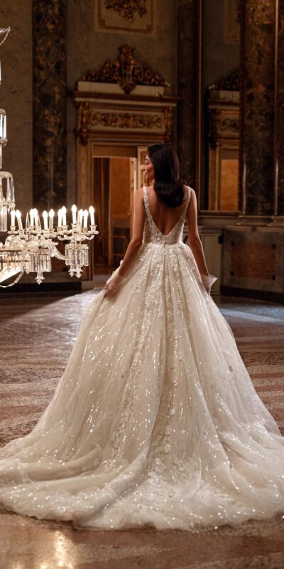 Demetrios Platinum DP408 Elvenia wedding dress vestido de novia