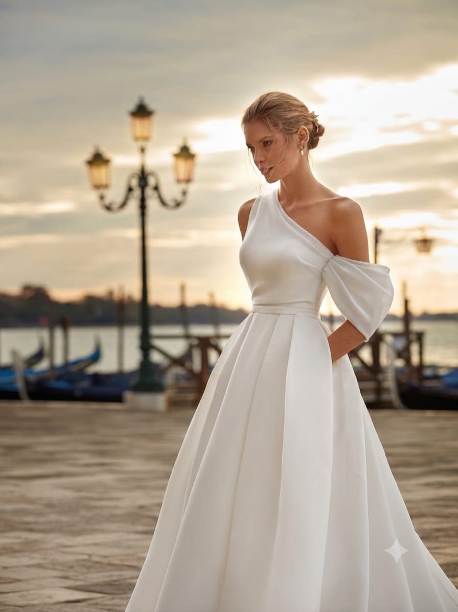 Lustre Nicole Milano wedding dress vestido de novia 1