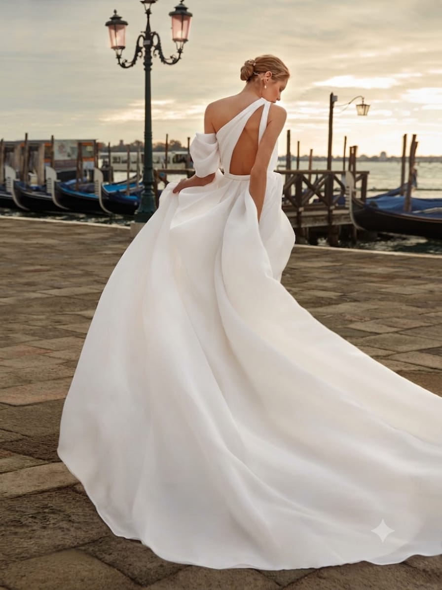 Lustre Nicole Milano wedding dress vestido de novia 1