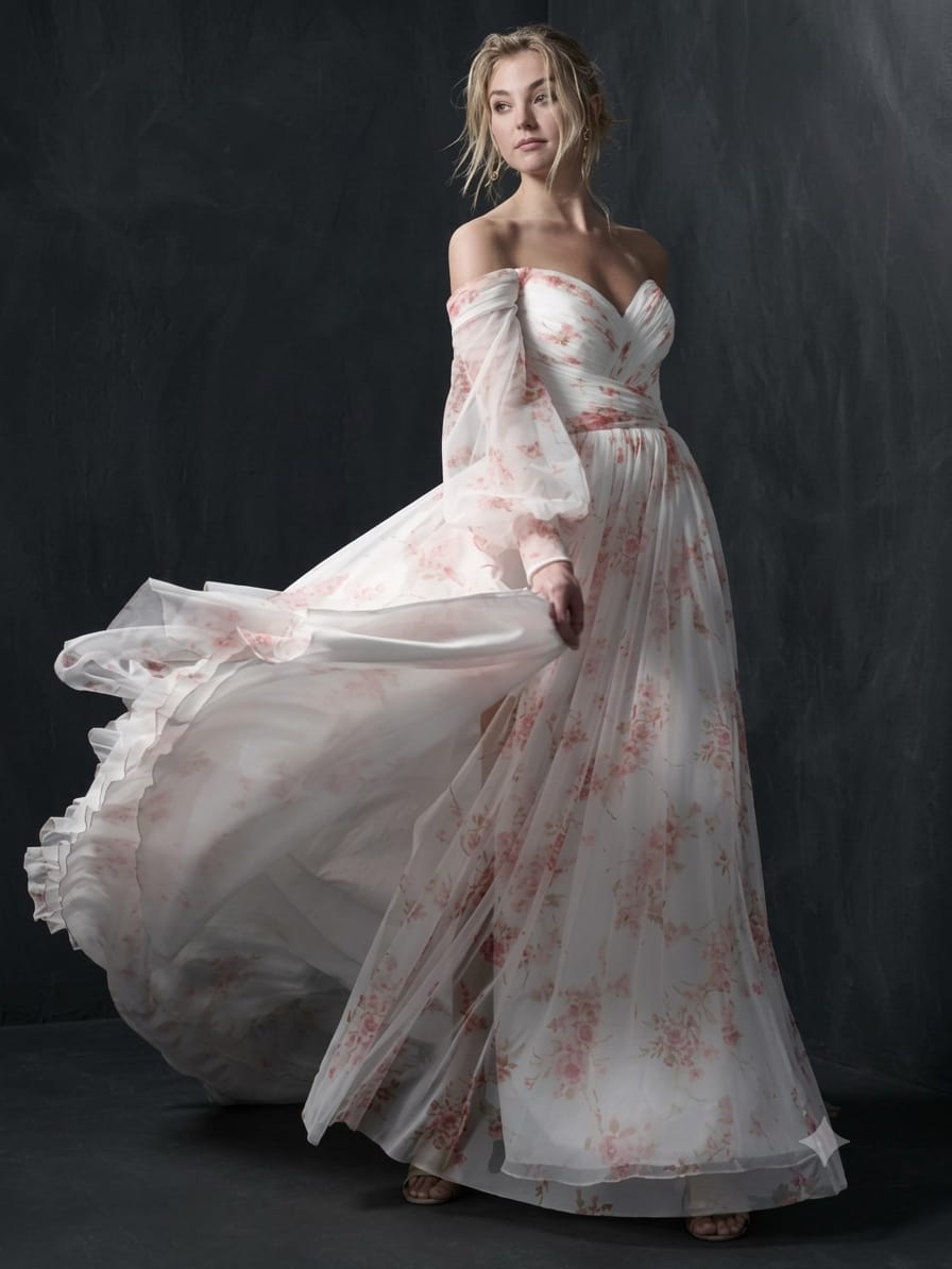 Maggie Sottero Nelida wedding dress color vestido de novia 1