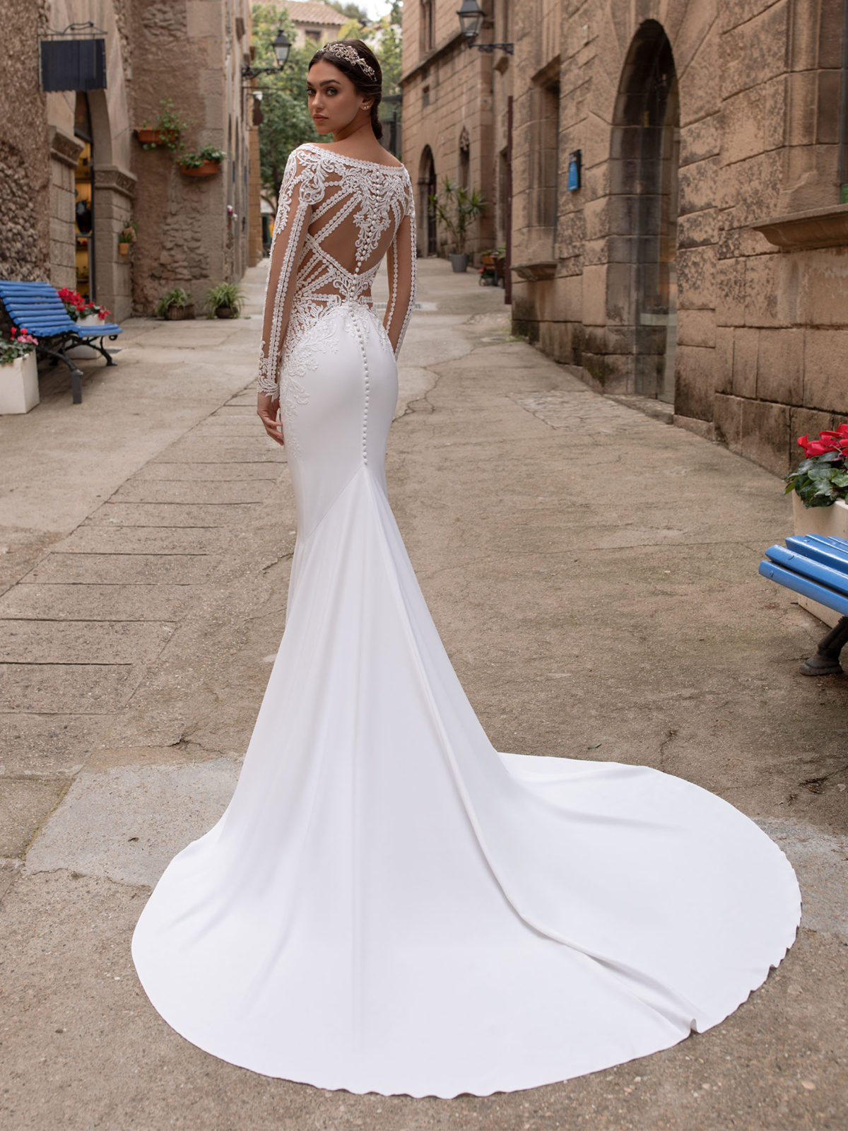 Pasiphae Pronovias wedding dress vestido de novia 5