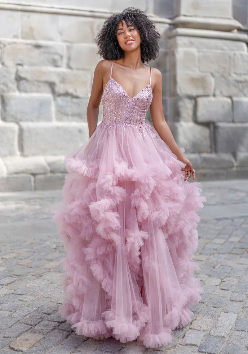 1136 Christian Koehlert evening dress vestido de noche largo fiesta boda